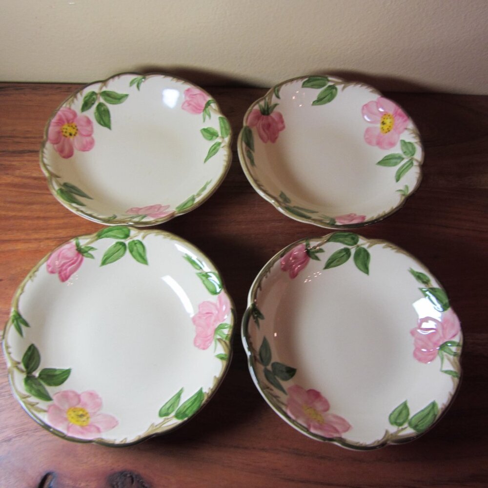 Franciscan Desert Rose bread and butter plate soup? dish vintage (W4954)